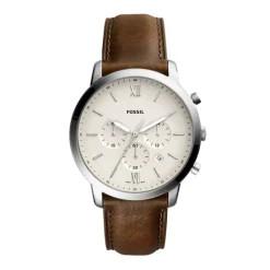 FOSSIL UR NEUTRA CHRONOGRAPH BRUN LÆDER - FS5380