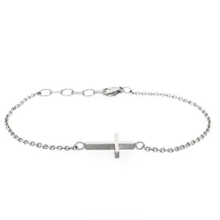 HEIRING ARMBÅND MED KORS SØLV - 52-1-94RH