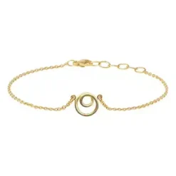 HEIRING ARMBÅND SØLV FORGYLDT MINI TWISTER - 29-3-50FG