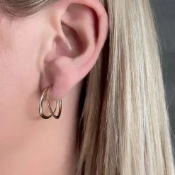 HEIRING CLASSIC CREOL ØRERINGE I 14 KARAT GULD - 79-4-34