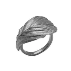 HEIRING FAGGIO RING OXYDERET SØLV - 52-3-65OX