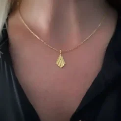 HEIRING FAGGIO VEDHÆNG LILLE SØLV FORGYLDT - 52-3-62FG