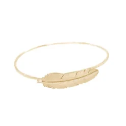 HEIRING FJER ARMRING I FORGYLDT SØLV - 29-7-78FG