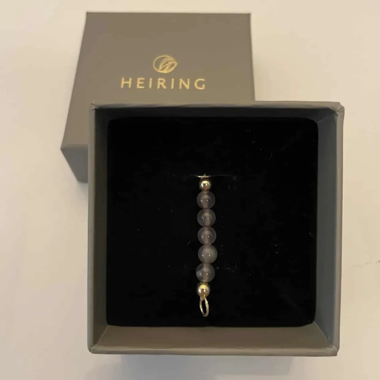 HEIRING GREY MOON TOP TIL MULTI ARMBÅND FORGYLDT SØLV - 53-4-13FG