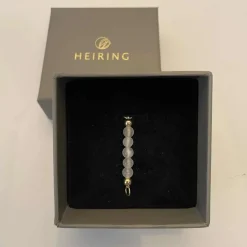 HEIRING HVID MÅNESTEN TOP TIL MULTI ARMBÅND I FORGYLDT SØLV - 53-4-26FG