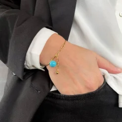 HEIRING MULTI KOULÉ TOP PEACH SØLV FORGYLDT - 53-4-38FG-2