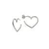 HEIRING ØRERING SØLV HJERTE CREOL - 53-6-01RH