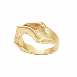 HEIRING RING SØLV FORGYLDT MILLE NO 7 -53-3-76FG