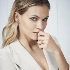 HEIRING RING TRE TRÅDE SØLV - 52-3-95RH