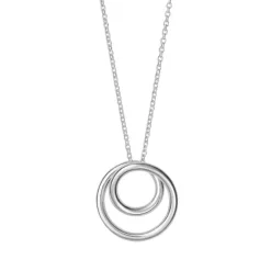 HEIRING TWISTER MEDIUM HALSKÆDE I SØLV - 29-3-01