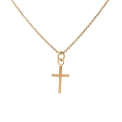 HEIRING VEDHÆNG SØLV FORGYLDT KORS - 52-1-90FG