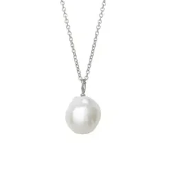 HEIRING VEDHÆNG SØLV HVID BAROK PERLE - 29-9-00RH