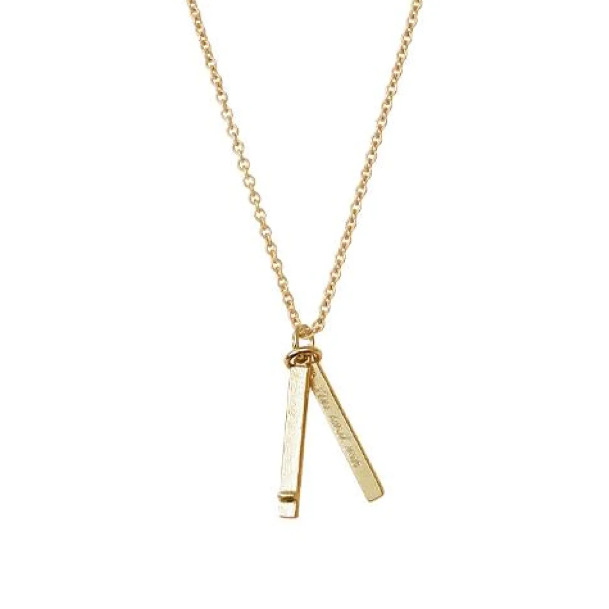 HEIRING YOU AND ME VEDHÆNG SØLV FORGYLDT - 51-9-90FG