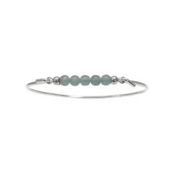 HERING MULTI BANGLE STØRRELSE M ARMBÅND MED AQUAMARIN - 53-4-08RH