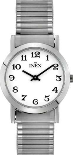 INEX DAME UR STÅL MED FLEX LÆNKE - A12004-1S0A