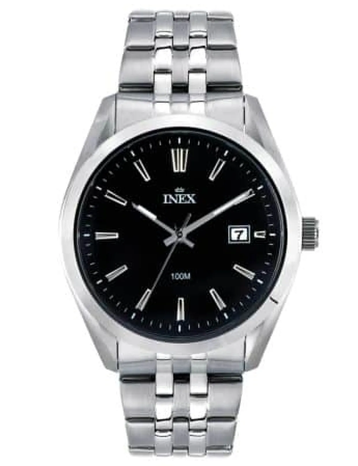 INEX UR HERRE STÅL MED SORT SKIVE - A12173S5I