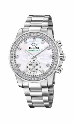 JAGUAR DAME UR STÅL CONNECTED - J980/1