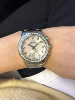 JAGUAR DAME UR STÅL CONNECTED - J980/1