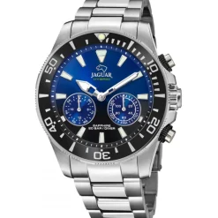 JAGUAR HYBRID STÅL LÆNKE OG BLÅ/SORT SKIVE - J888/6