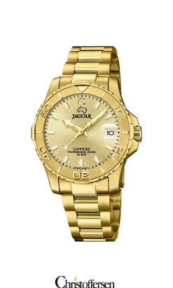 JAGUAR UR DAME LADY DIVER GULD DOUBLÉ - J898/2