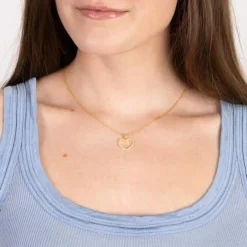 JOANLI NOR AIDANOR HALSKÆDE SØLV FORGYLDT - 20450035900