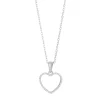 JOANLI NOR AIDANOR HALSKÆDE SØLV HJERTE MED ZIRKONIA - 20450030900