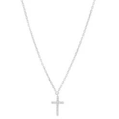 JOANLI NOR ALAINENOR HALSKÆDE KORS SØLV - 20450190900