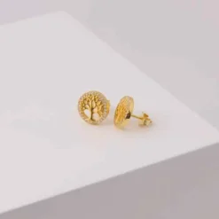 JOANLI NOR CAIANOR LIVETS TRÆ ØRERINGE SØLV FORGYLDT - 30451655900