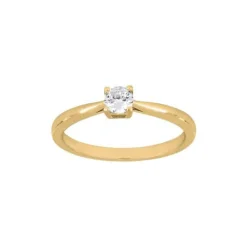 JOANLI NOR HEGENOR RING 4MM SØLV FORGYLDT - 104510459