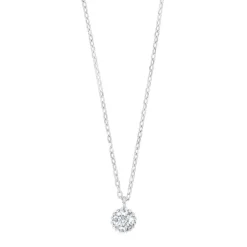 JOANLI NOR JOJONOR HALSKÆDE SØLV MED ZIRKONIA - 20451880900