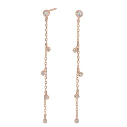 JOANLI NOR ØRERINGE ROSA FORGYLDT SØLV GIANOR - 345 262-4