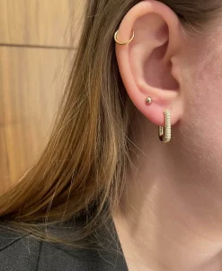 JOANLI NOR ØRERINGS SØLV FORGYLDT MIMINOR - 30570045900