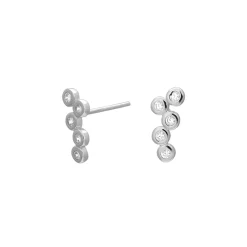 JOANLI NOR ØRESTIK SØLV EVANOR 11 MM MED ZIRKONIA - 30400000900