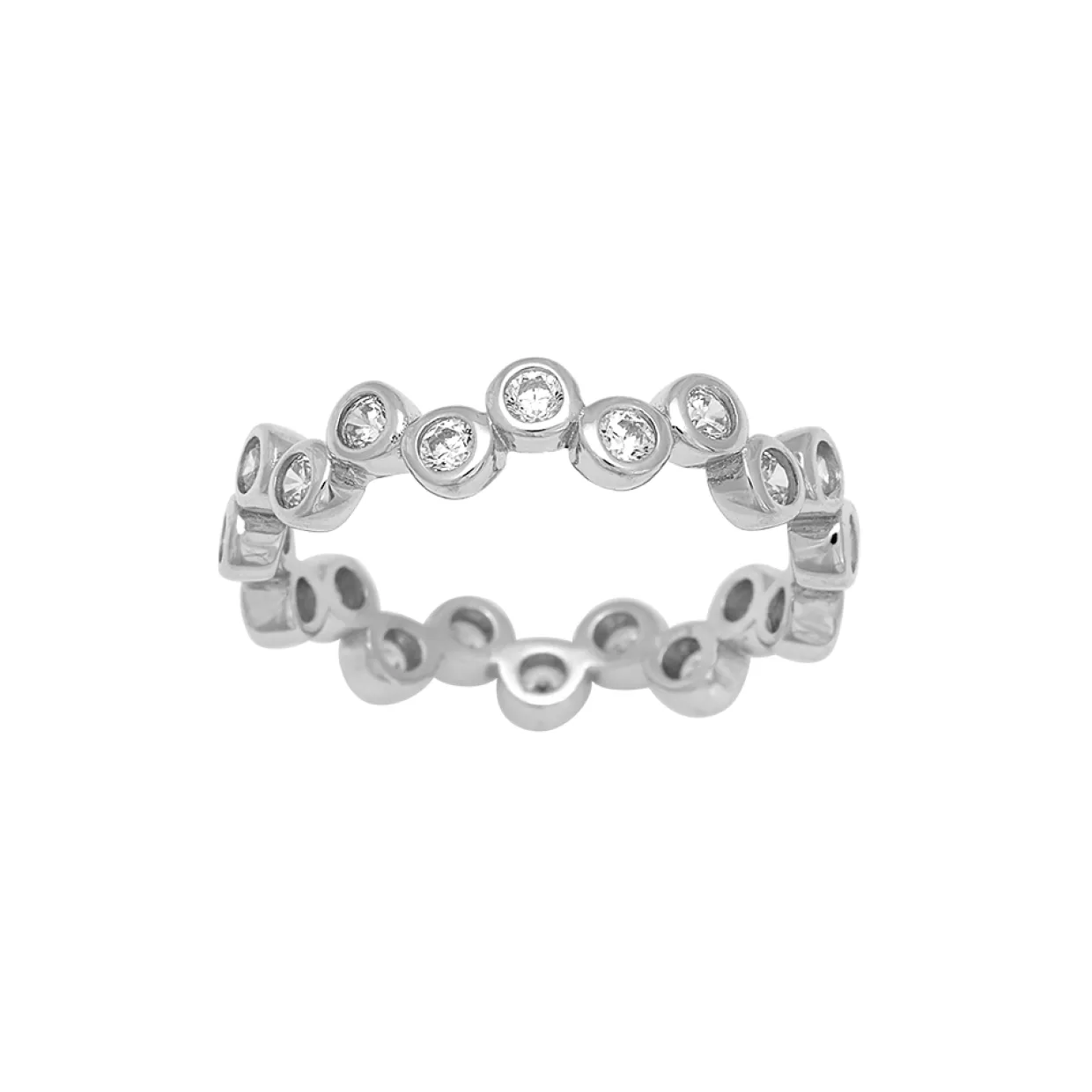 JOANLI NOR RING RHODINERET SØLV EMMYNOR - 145 087