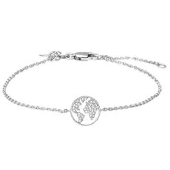JOANLI NOR SØLV ARMBÅND ETTANOR VERDEN MED ZIRKONIA - 80450890900