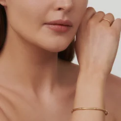 JULIE SANDLAU BAMBOO RING SMALL 14 KARAT GULD - YG14-RI353