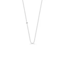 JULIE SANDLAU FINA HALSKÆDE I SØLV 45 CM - NL549RHCZ45