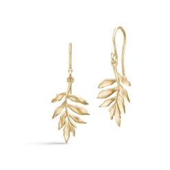 JULIE SANDLAU LITTLE TREE OF LIFE ØREHÆNGER FORGYLDT SØLV - HKS152GD