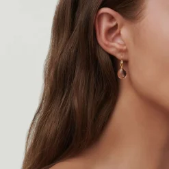 JULIE SANDLAU PRIMA BALLERINA ØRERINGE LONDON BLÅ - HKS548GDLBCRCZ