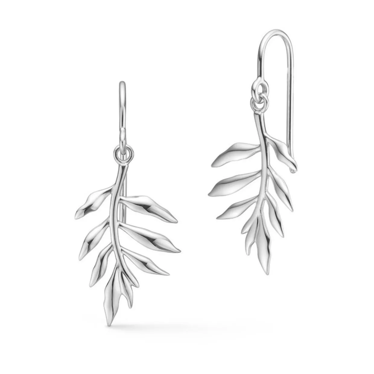 JULIE SANDLAU TREE OF LIFE ØRERINGE 18 KARAT HVIDGULD - WG-HKS152