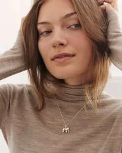 KAY BOJESEN JEWELRY ELEFANT HALSKÆDE SØLV MED KÆDE - KBJ-5