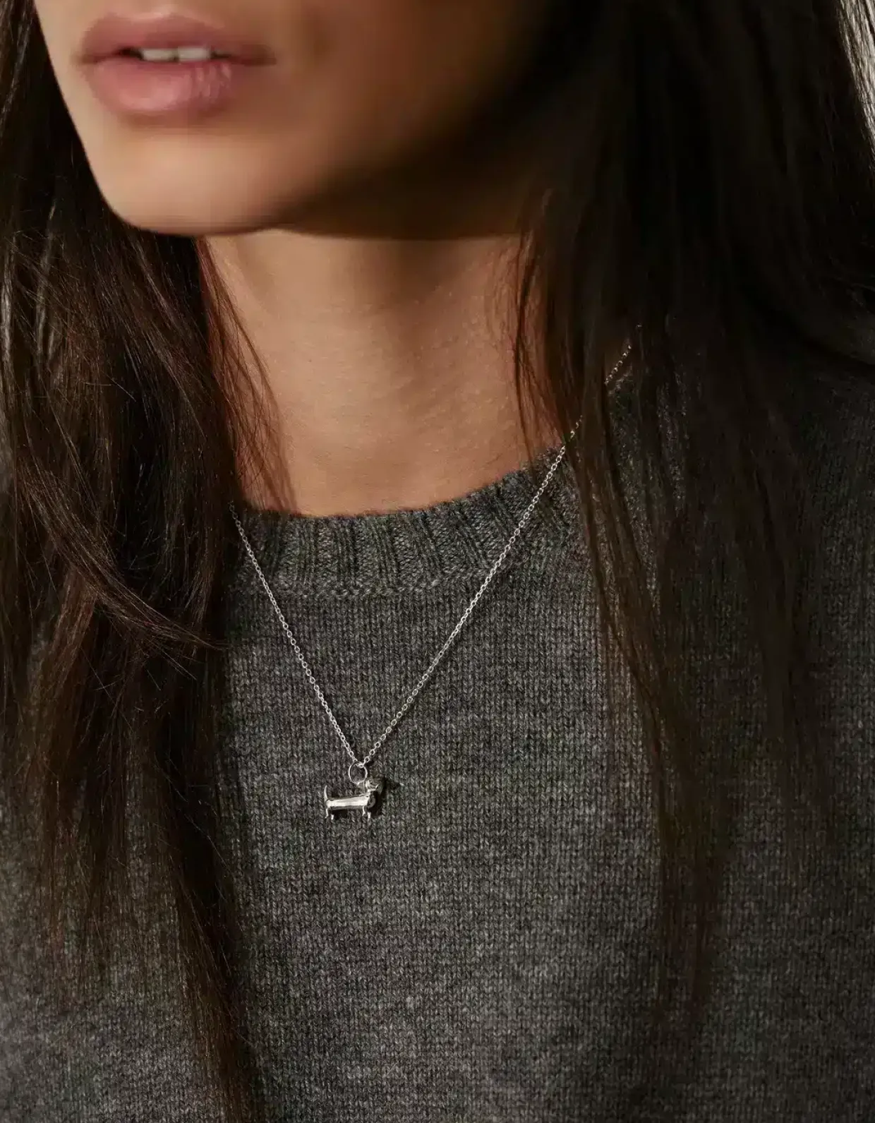 KAY BOJESEN JEWELRY GRAVHUNDEN VEDHÆNG I SØLV UDEN KÆDE - KBJ-40