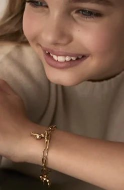 KAY BOJESEN JEWELRY KÆDEARMBÅND I FORGYLDT SØLV 19 CM - KBJ-36-19