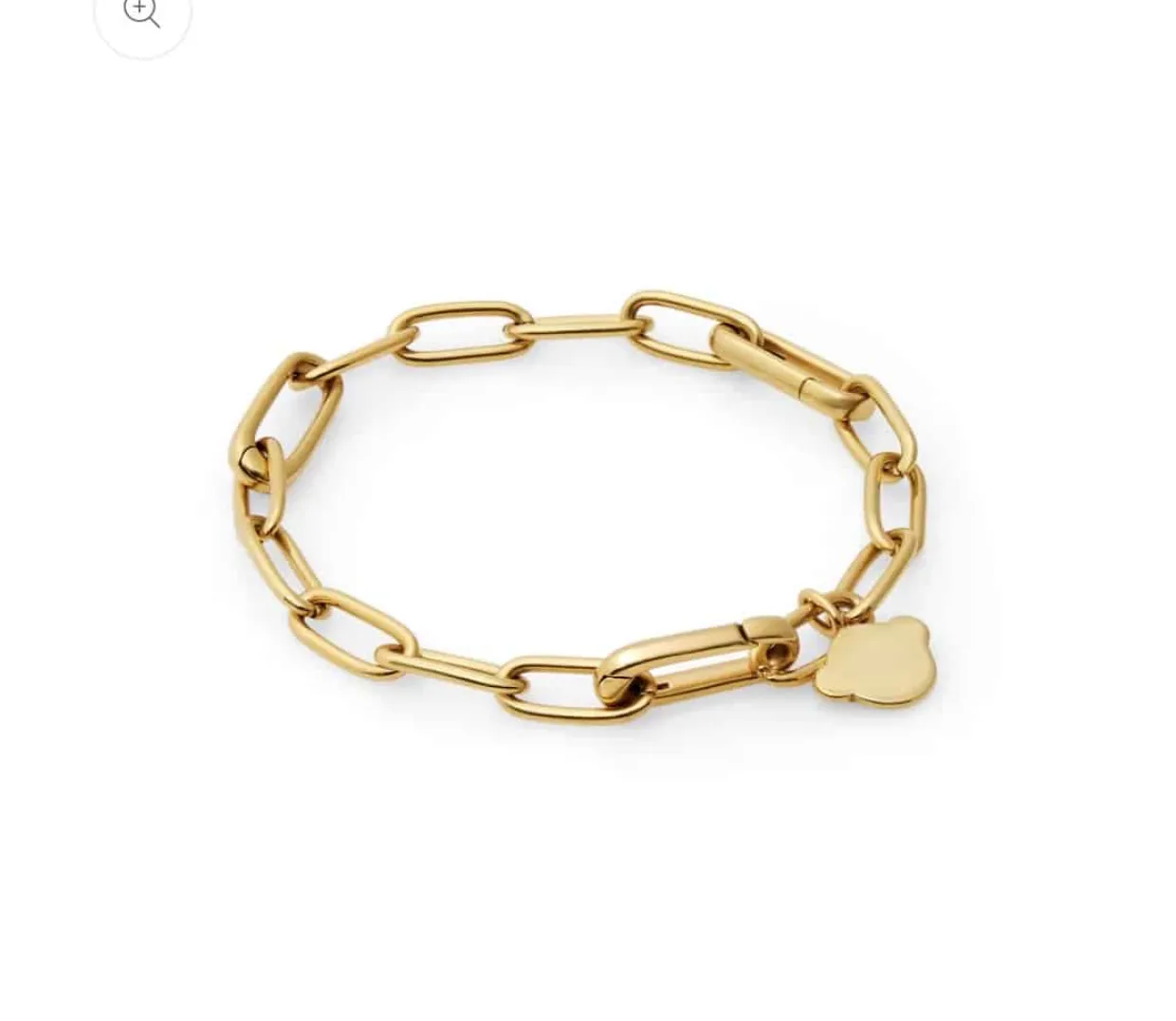 KAY BOJESEN JEWELRY KÆDEARMBÅND I MASSIV FORGYLDT STERLING SØLV 17,5 CM - KBJ-36-17