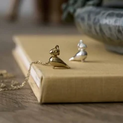 KAY BOJESEN JEWELRY SANGFUGL VEDHÆNG I FORGYLDT SØLV UDEN KÆDE - KBJ-16