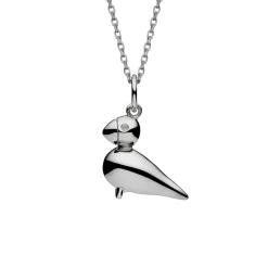 KAY BOJESEN JEWELRY SANGFUGL HALSKÆDE I SØLV MED KÆDE - KBJ-26