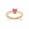KLEOPATRA RING I 14 KARAT GULD MED PINK SAFIR - 7135,40P