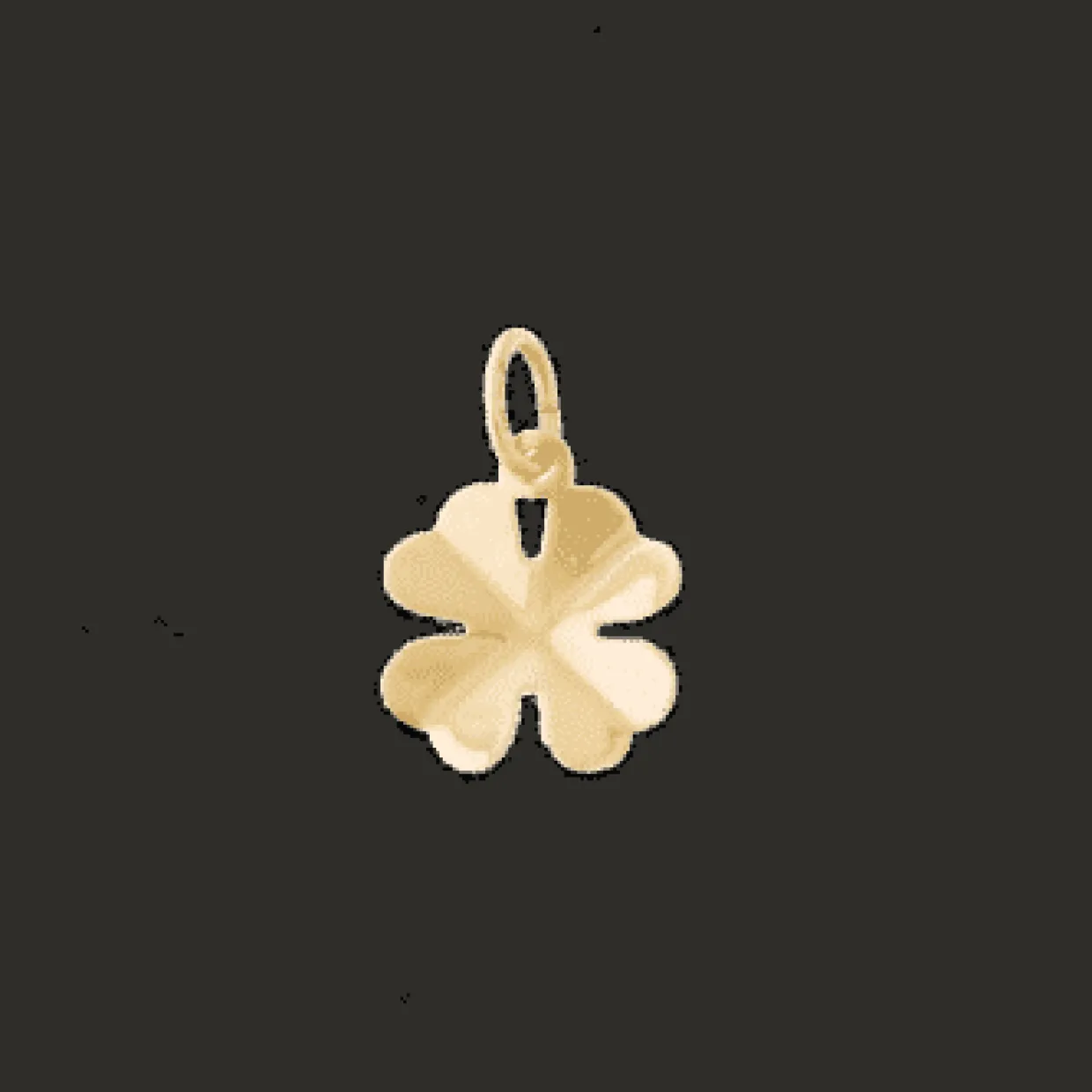 LUND COPENHAGEN 8 KARAT GULD KLØVR 13 MM - 308138