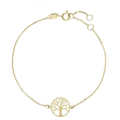 LUND COPENHAGEN ARMBÅND LIVETS TRÆ 9 KT GULD - 3011236