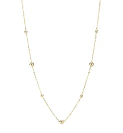 LUND COPENHAGEN HALSKÆDE 8 KARAT GULD KUGLER 40-45 CM - 3021218